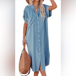 Never been worn, cupshe denim dress